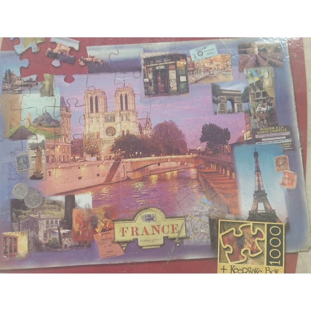 Escape to England 1000 Piece Jigsaw‎ Puzzle with a Destination in Bag